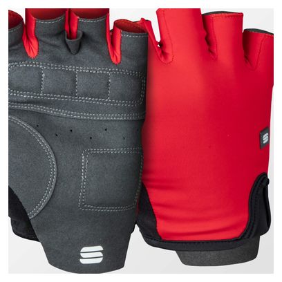 Sportful Matchy Short Gloves Red