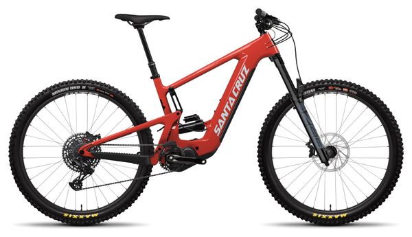 Santa Cruz Heckler 9 R Carbon C Volledig geveerde elektrische MTB Sram NX Eagle 12S 720Wh 29'' Rood 2024