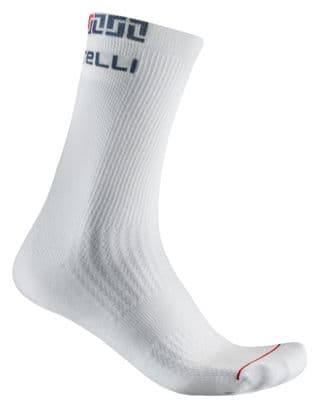 Chaussettes Unisexe Castelli Bandito Merino 18 Blanc