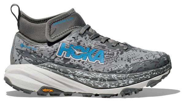 Hoka Speedgoat 6 Mid GTX Women's Trail Shoes Grey/Blue