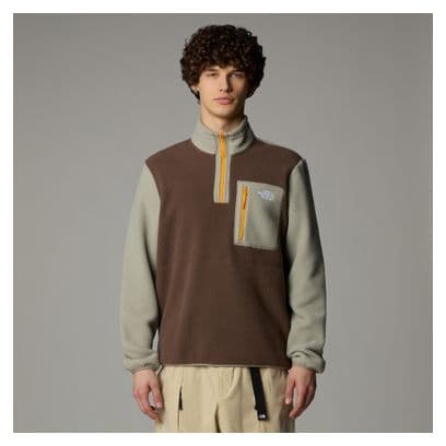 The North Face Yumiori 1/4 Zip Polare Marrone