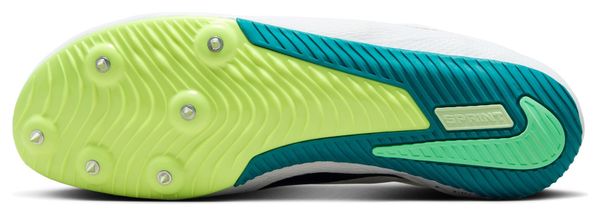 Chaussures d'Athlétisme Nike Zoom Rival Blanc/Vert Homme