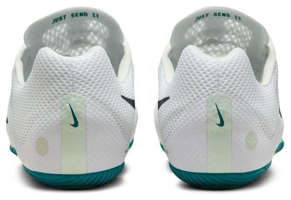 Chaussures d'Athlétisme Nike Zoom Rival Blanc/Vert Homme