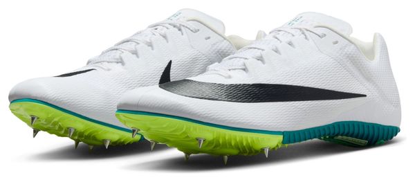 Chaussures d'Athlétisme Nike Zoom Rival Blanc/Vert Homme