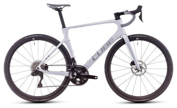 Vélo de Route Cube Agree C:62 One Shimano 105 Di2 12V 700 mm Gris Fog 2025