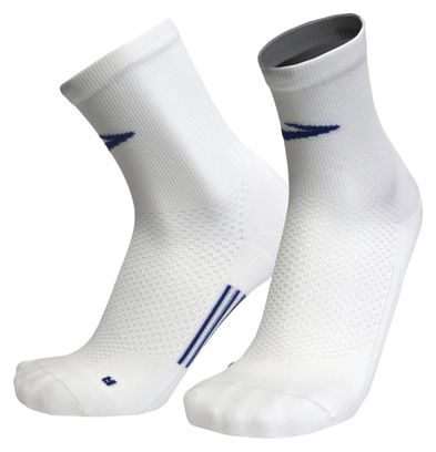Chaussettes Brooks Elite Sock Blanc/Bleu