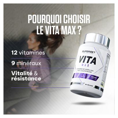 Vita Max (60 Caps) - Superset Nutrition - Multivitamines