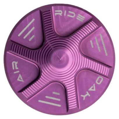 OAK Forkcap Air Valve Cover for Fox/Rockshox Forks Purple