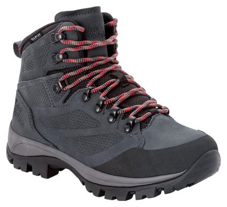 Chaussures de Randonnée Jack Wolfskin Rebellion Texapore Mid Gris