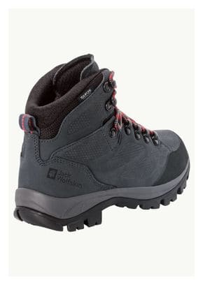 Jack Wolfskin Rebellion Texapore Mid Gray Hiking Shoes