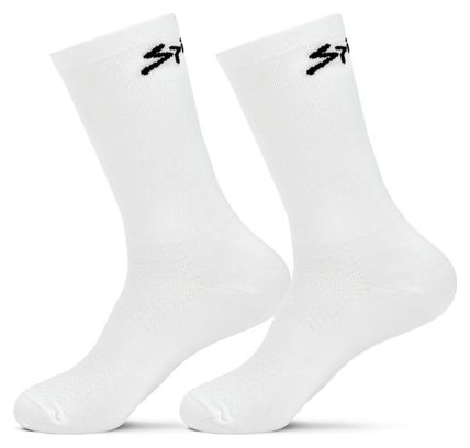 Spiuk Anatomic Summer Unisex White Socks (Set di 2 paia)