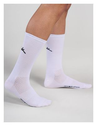 Spiuk Anatomic Summer Unisex White Socks (Set of 2 Pairs)