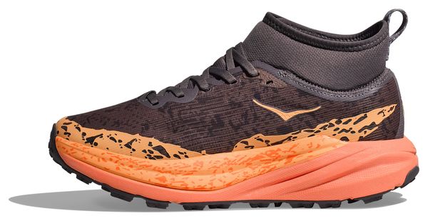 Hoka Speedgoat 6 Mid GTX Trailrunning-Schuhe Violett/Koralle Damen
