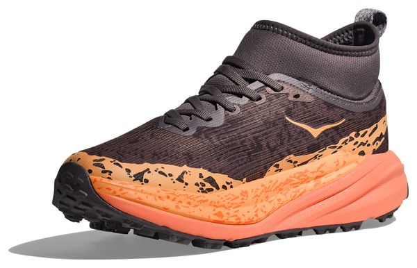 Hoka Speedgoat 6 Mid GTX Trailrunning-Schuhe Violett/Koralle Damen