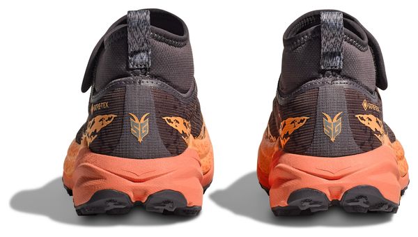 Hoka Speedgoat 6 Mid GTX Trailrunning-Schuhe Violett/Koralle Damen