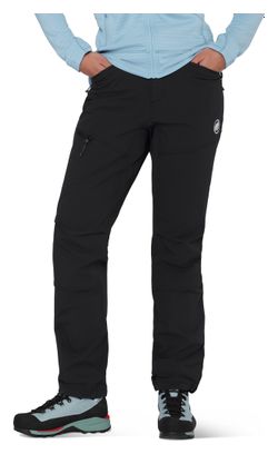 Pantaloni Mammut Taiss neri da donna