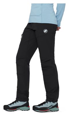 Pantaloni Mammut Taiss neri da donna