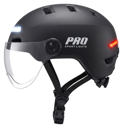 Casque de vélo Clearview visières et éclairage NTA 8776 unisexe