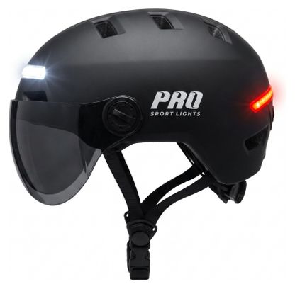 Casque de vélo Clearview visières et éclairage NTA 8776 unisexe