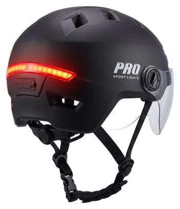 Casque de vélo Clearview visières et éclairage NTA 8776 unisexe