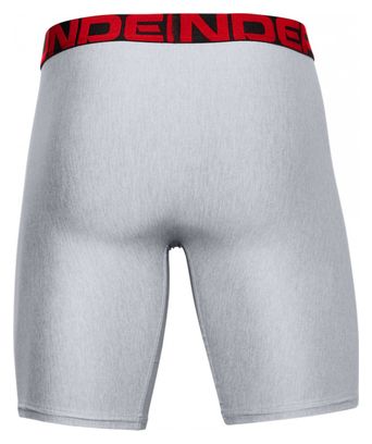 Boxer Under Armour Tech 23cm (lot de 2) Gris Homme