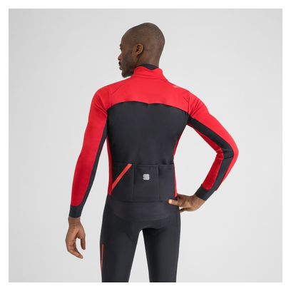 Chaqueta de manga larga Sportful Fiandre Pro Medium Roja para hombre