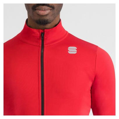 Chaqueta de manga larga Sportful Fiandre Pro Medium Roja para hombre