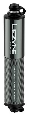Lezyne Pocket Drive HV Hand Pump (Max 90 psi / 6.2 bar) Lite Grey
