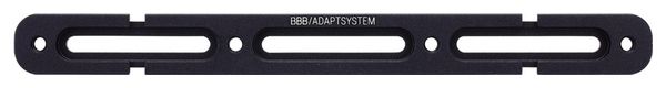 BBB AdaptRail Adaptador para portabidón mediano Negro