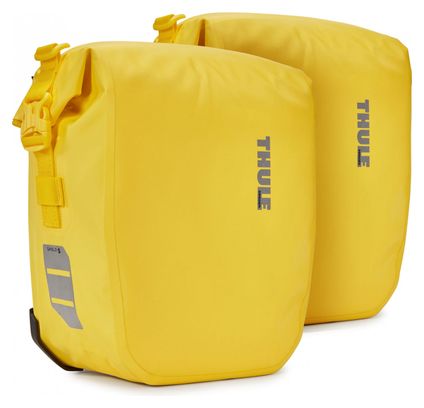 Par de bolsas para bicicleta Thule Shield Pannier 13L (26L) amarillo