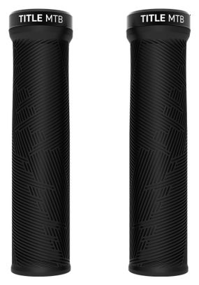Title Form Lock-On Regular Handlebars - Black