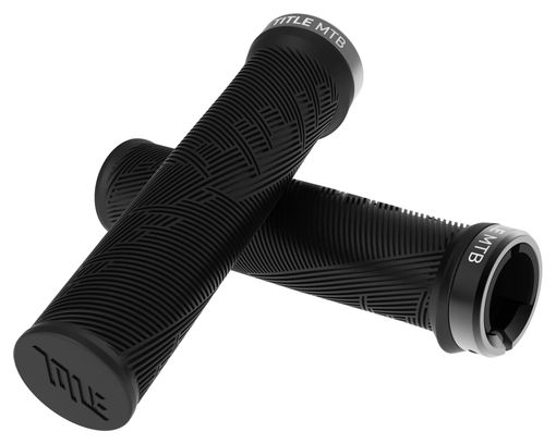 Title Form Lock-On Regular Handlebars - Black