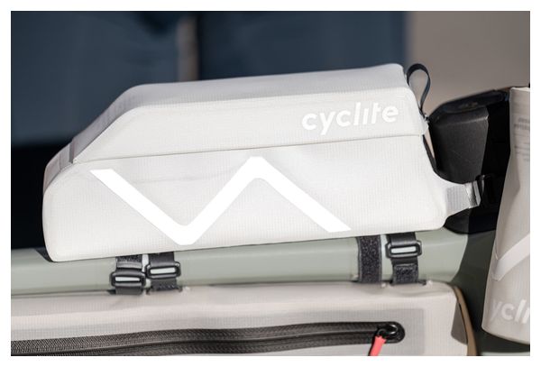 Sacoche de Cadre Cyclite Top Tube Bag Medium / 03 | 1.1 L | Gris Clair