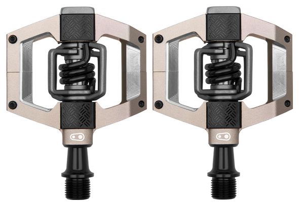 Paar Crankbrothers Mallet Trail Pedalen Champagne / Zwart