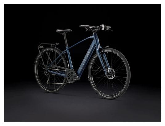 Vélo de Ville Électrique Trek FX+ 2 Shimano Altus 9V 250 Wh 700 mm Bleu Mulsanne 2023