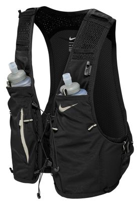 Nike Run 5L Trinkrucksack + 2 Flaschen 500 ml Schwarz Unisex