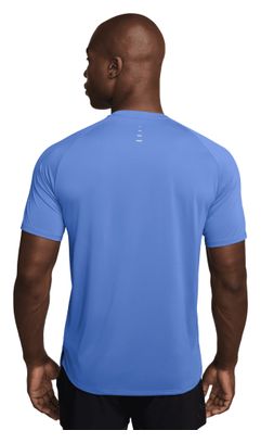 Nike Stride T-shirt met korte mouwen voor heren, blauw