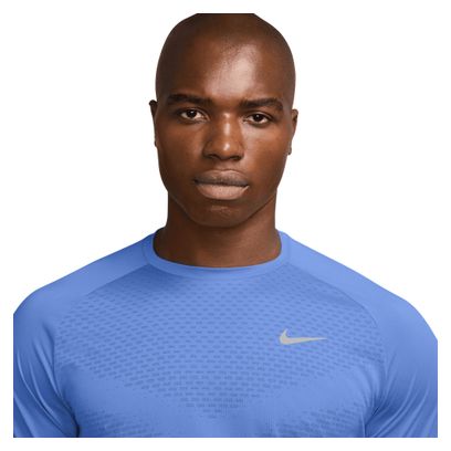 Nike Stride T-shirt met korte mouwen voor heren, blauw