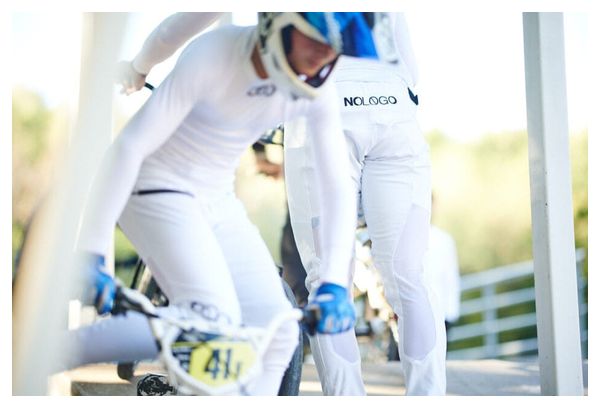 Pantaloni Nologo Racer bianchi