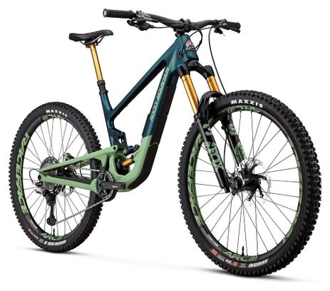 Rocky Mountain Altitude Carbon 90 Rally MTB a sospensione totale Shimano XTR 12S 27.5'' Blu Verde 2024