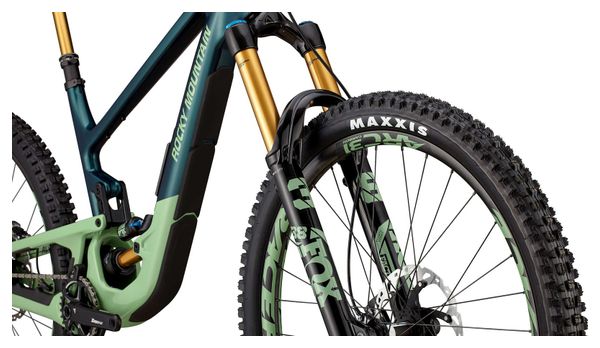 Rocky Mountain Altitude Carbon 90 Rally MTB a sospensione totale Shimano XTR 12S 27.5'' Blu Verde 2024