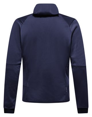 Forro polar de hombre Salewa Sella Crevasse Hoodie Azul