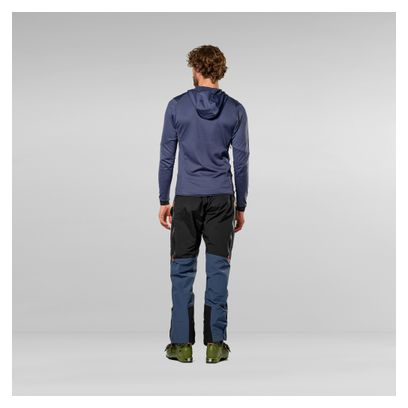 Forro polar de hombre Salewa Sella Crevasse Hoodie Azul