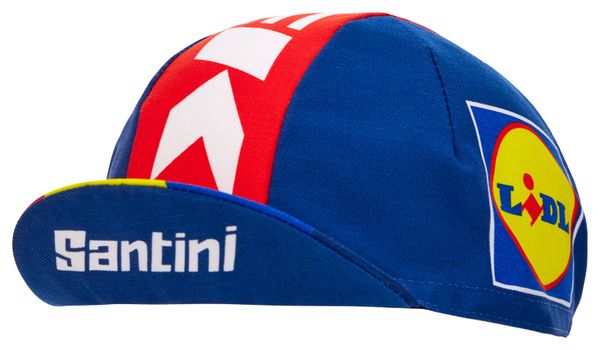 Casquette Unisexe Santini Team Lidl-Trek 2025 Bleu