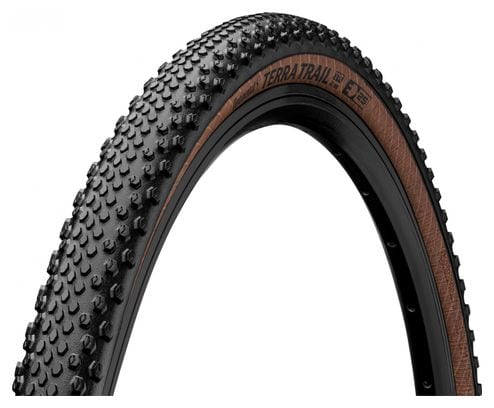 Continental Terra Trail 700 mm Gravel Tire Tubeless Ready Foldable ProTection BlackChili Compound Transparent Sidewall E-Bike e25
