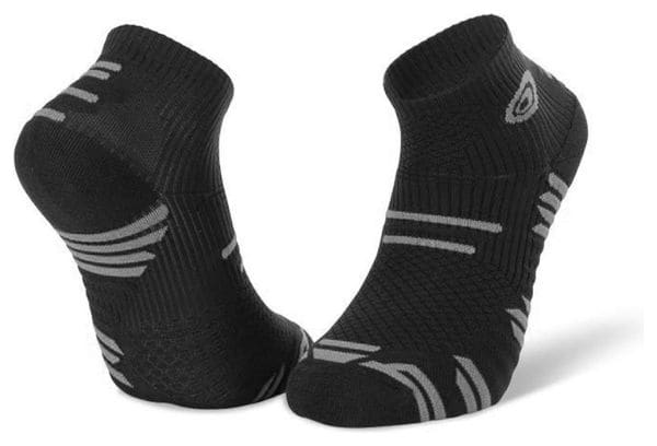 Paar BV Sport Trail Elite Socken Schwarz Grau