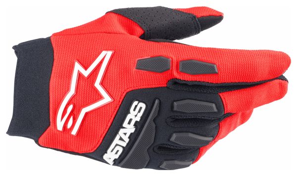 Alpinestars Freeride Kids Gloves Red / White
