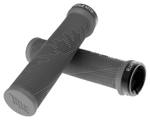 Title Form Lock-On Regular Handlebars - Gray