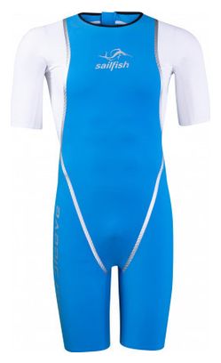 Combinaision Aéro Sailfish Swimskin Rebel Sleeve Pro 1 Bleu Blanc