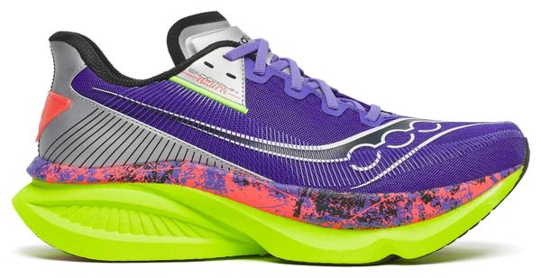 Saucony Endorphin Azura Hi Octane Purple/Yellow Men's Running Shoes